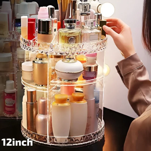 360° Rotating Cosmetic Organizer