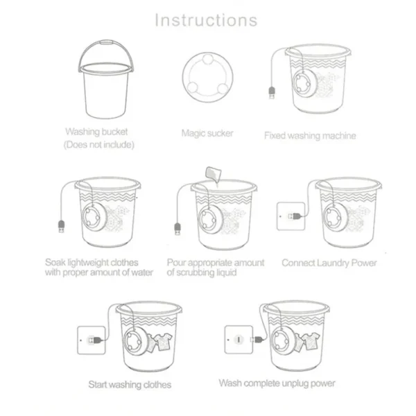 Mini portable washing machine - Image 4