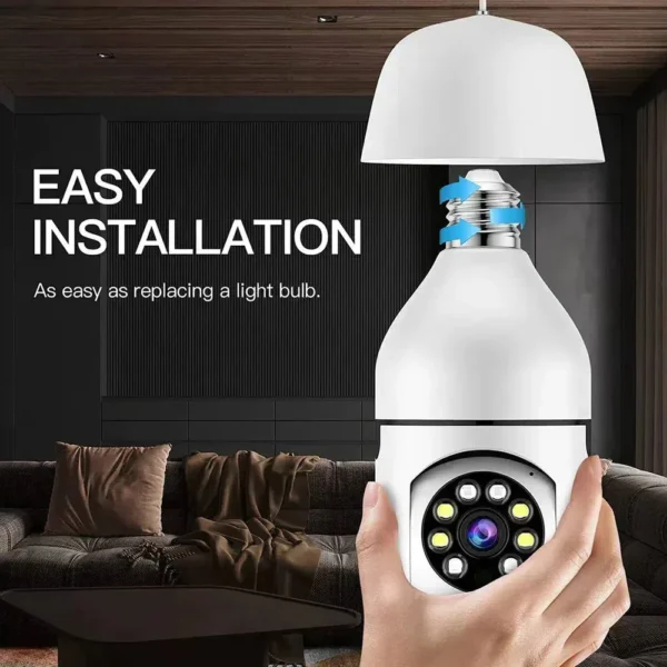 360° Wireless Wifi Panoramic Bulb Camera - Image 2