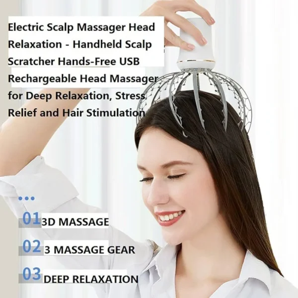 Octopus Electric Head Scalp Massager - Image 3