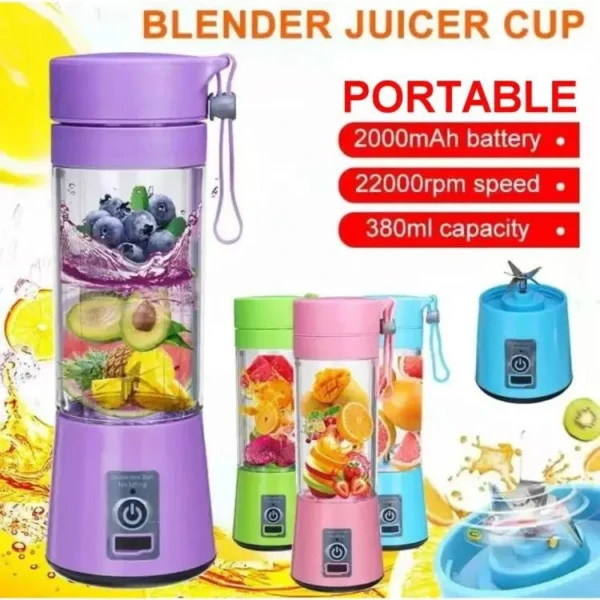 Mini Portable USB Rechargeable Juicer Blender