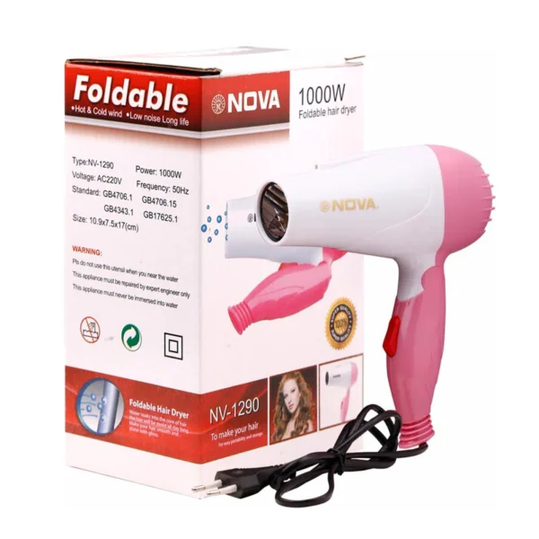 Nova Foldable Hair Dryer - Image 2
